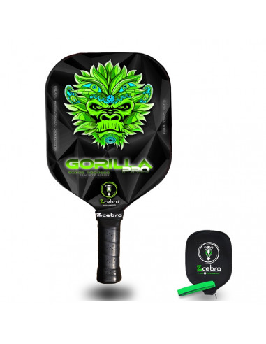 Pala de pickleball Gorila PRO color Negro