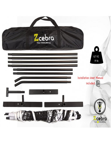 Red de Pickleball portatil Zcebra