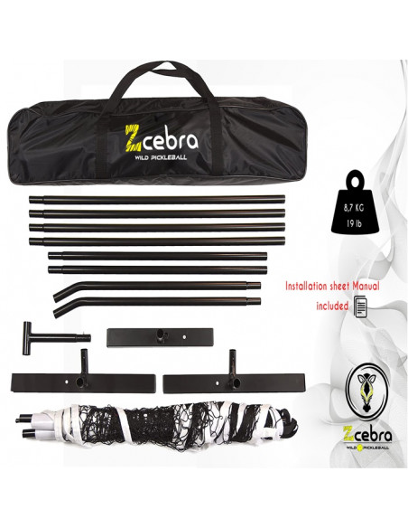 Red de Pickleball portatil Zcebra
